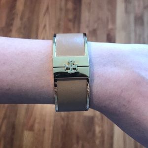Nude Authentic Tory Burch bracelet with dust bag